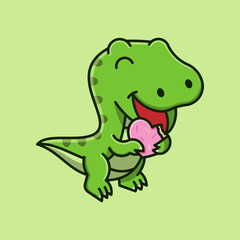 CUTE T-REX EAT BAKERY