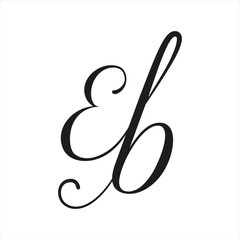 logo eb EB black