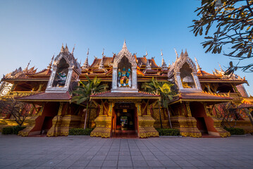 South-east Asia style buildings in Sipsongpanna Yunnan China