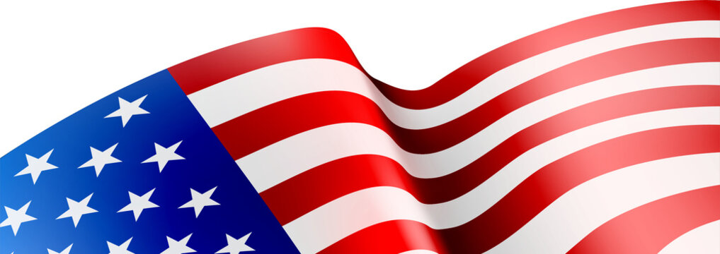 American Flag Design Background
