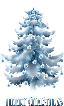 Merry Christmas Tree Design