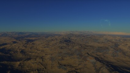 Deserted alien planet
