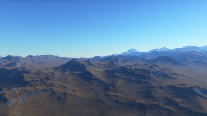 Deserted alien planet
