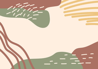 Minimal background in pastel colors for presentations. Light brown.