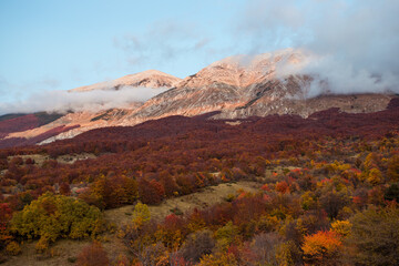 Fototapeta premium mountain landscape in autumn