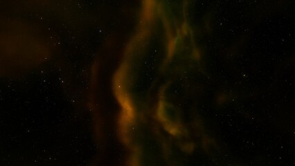 Deep space nebula with stars. Bright and vibrant Multicolor Starfield Infinite space outer space background with nebulas and stars. Star clusters, nebula outer space background 3d render
