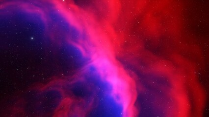 bright nebula, nebula in space, majestic red-purple nebula, beautiful space background 3D render
