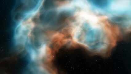 Space nebula, for use with projects on science, research, and education. Illustration
