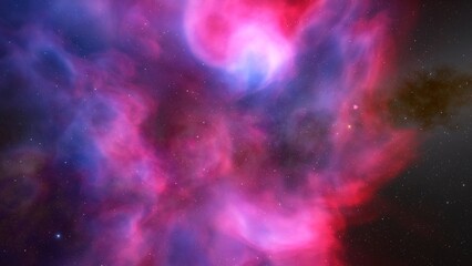 Space nebula, for use with projects on science, research, and education. Illustration
