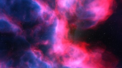 Night sky - Universe filled with stars, nebula and galaxy
