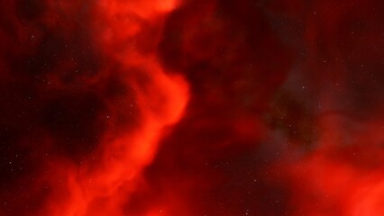 bright nebula, nebula in space, majestic red-purple nebula, beautiful space background 3D render
