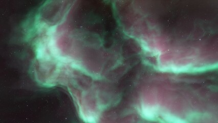 bright nebula, nebula in space, majestic red-purple nebula, beautiful space background 3D render
