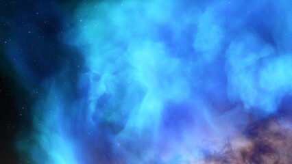 Space of night sky with cloud and stars
