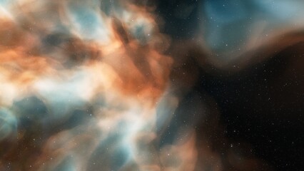 Space of night sky with cloud and stars
