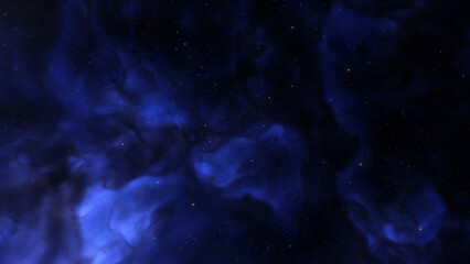 Space of night sky with cloud and stars
