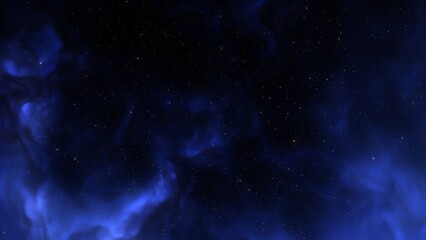 Obraz premium Space of night sky with cloud and stars 