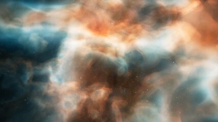 Space of night sky with cloud and stars
