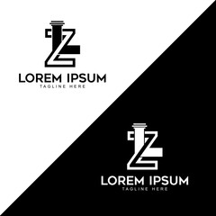 ZL Law Firm Logo - LZ Logo Template 
