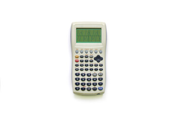 Advanced graphing calculator showing the graph on the screen