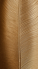 Golden leaf tray,  bamboo sparkling tray, golden background.