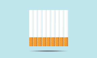 A bunch of Cigarettes vector