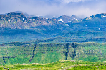 Mountains in Iceland - HDR photograph