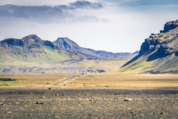 Mountains in Iceland - HDR photograph