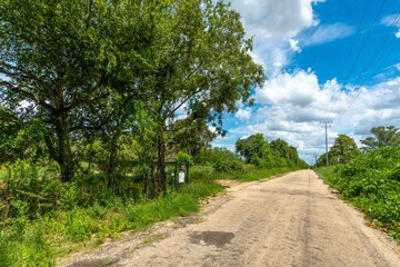 Texas farm land in the countryside