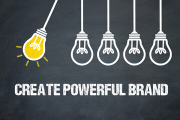 Fototapeta premium Create Powerful Brand 