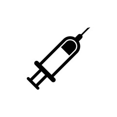 syringe injection medicine vector icon