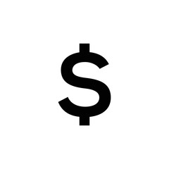 dollar money finance icon vector
