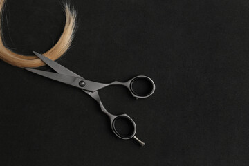 Scissors and hair