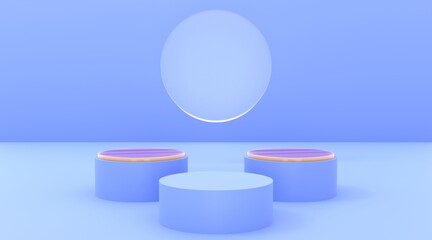 wood platform with glass abstract background 3d illustration render for flyer display products design background advertising and etc