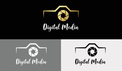 Creative photography logo template