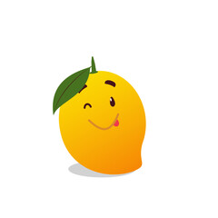 A cute mango illustration