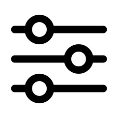 filter icon, vector interface