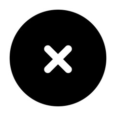 Obraz premium cross icon, vector interface