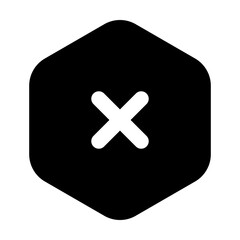 Fototapeta premium cross icon, vector interface