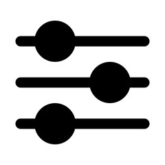 filter icon, vector interface