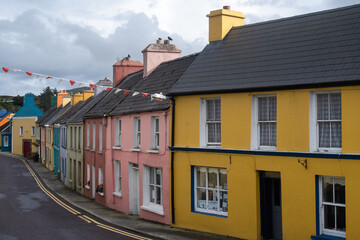 Fototapeta premium Village d'Eyeries, péninsule de Beara, Irlande