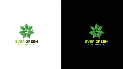 Abstract Green Logo Design