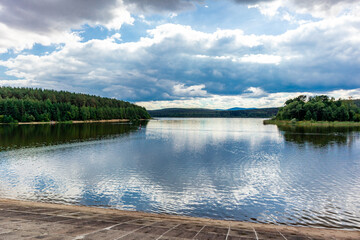 Spaziergang rund um die Talsperre Heyda bei Ilmenau - Thüringen - Deutschland