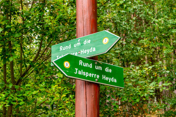 Spaziergang rund um die Talsperre Heyda bei Ilmenau - Thüringen - Deutschland