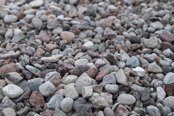 Abstract background of stones close-up with soft focus. Stone texture background