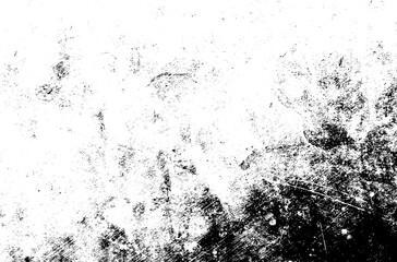 Grunge Black And White Urban Texture Template. Dark Messy Dust Overlay Distress Background