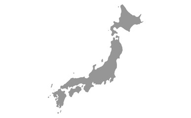 Map Japan vector background. Isolated country texture
