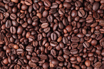 Roasted Coffee Beans for background