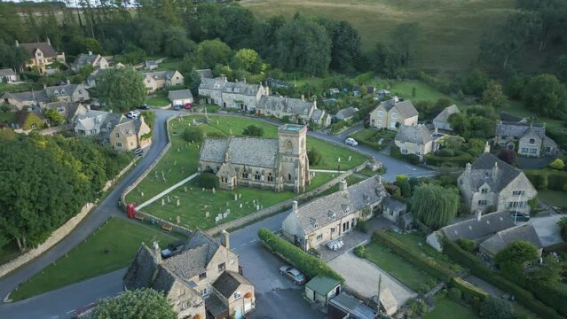 Cotswold village of Snowshill, Gloucestershire, England