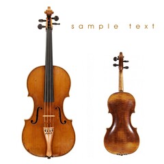 Fototapeta na wymiar A. GUARNERI. Italian violin. Cremona 1691