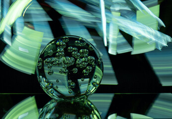 Glaskugel - Lightpainting